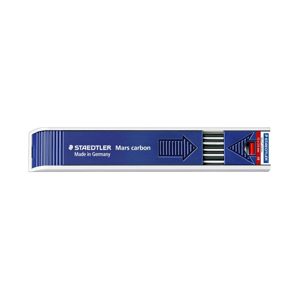 Staedtler Mars Carbon 12 Drawing Lead 2.0mm - 4B for bold, rich strokes
