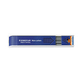 Staedtler Mars Carbon 12 Drawing Lead 2.0mm - H for crisp, sharp sketches