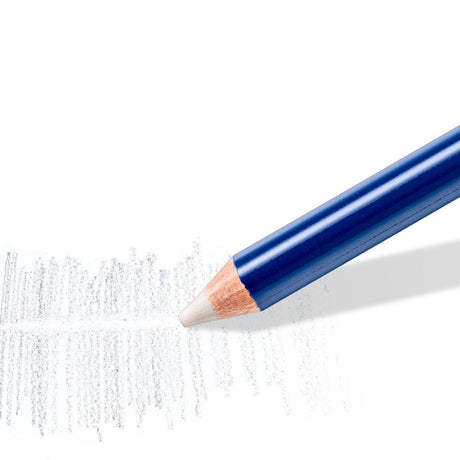 Close-up of Staedtler Mars Rasor Brush Eraser Pencil with eraser tip and brush