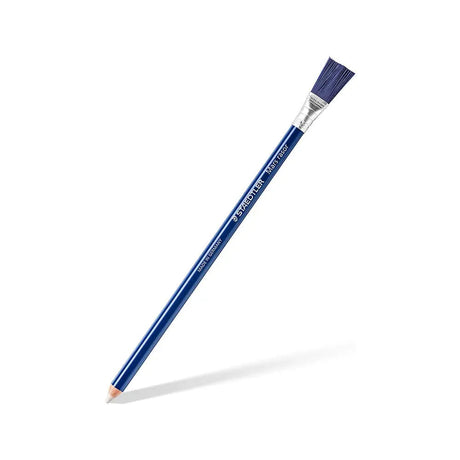 Side view of Staedtler Mars Rasor Brush Eraser Pencil showing brush attachment