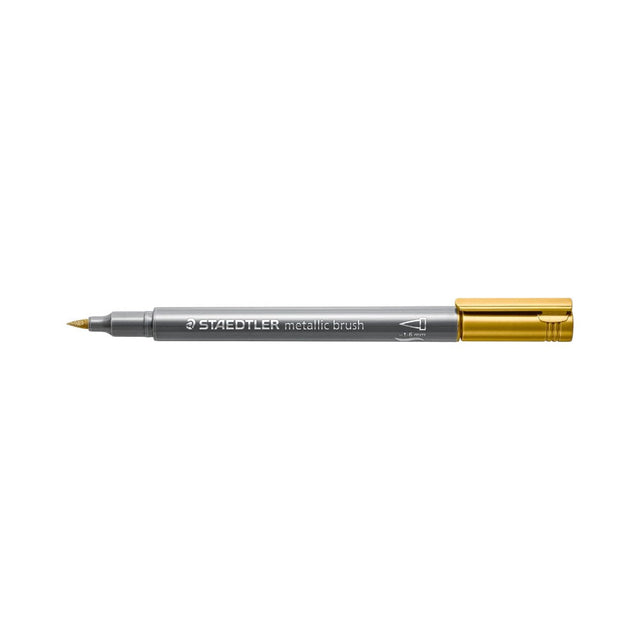 Staedtler Metallic Marker Pen With Brush Tip - Gold - Loose Colour