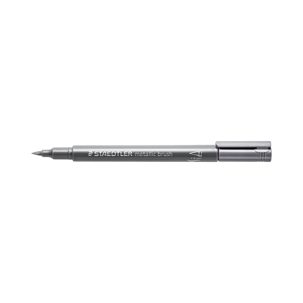 Staedtler Metallic Marker Pen With Brush Tip - Choose Colours or Sets