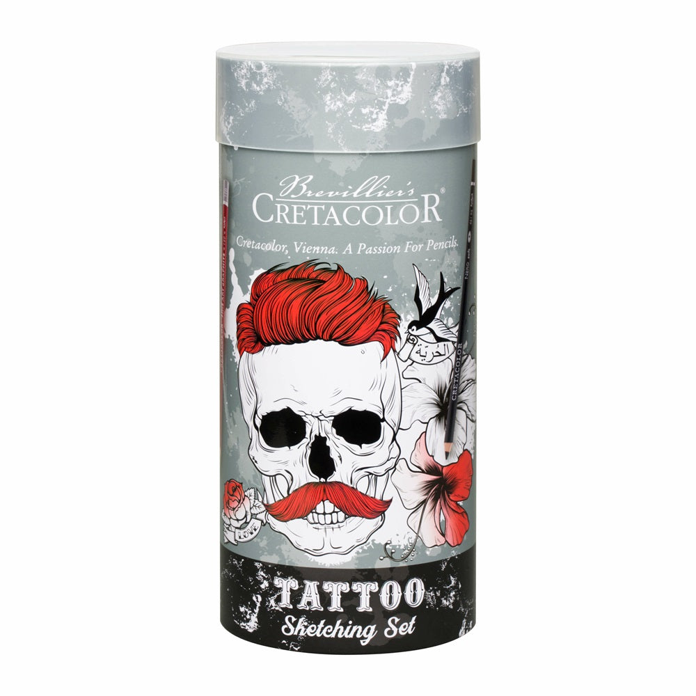 Cretacolor Tattoo Sketching Set Of 14 The Ultimate Tool For Tattoo Artists