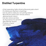 Winsor & Newton Distilled Turpentine for Oil Colours