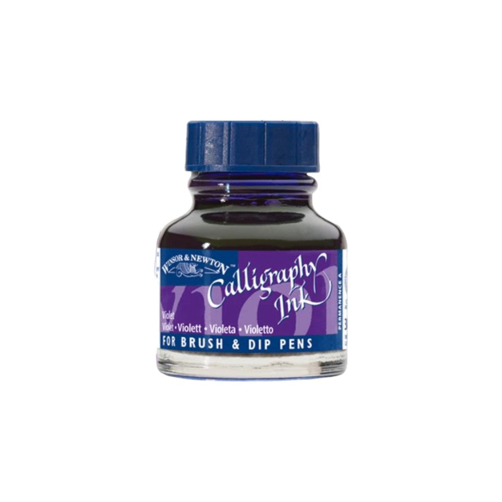 Winsor & Newton Calligraphy Ink - 14 Transparent & 4 Opaque Colours