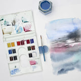 Winsor & Newton Cotman Watercolour Field Set - 15 Half Pans with Brush