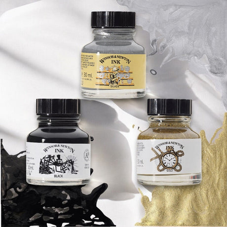 Winsor & Newton Drawing Ink - 30ml Bottle - Choose Colour