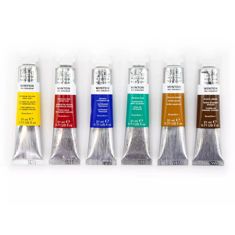 Winsor And Newton Winton Oil Colour Intro Set - 6 Tubes Of 21 Ml