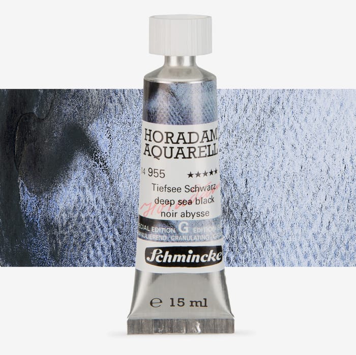 Schmincke Horadam Watercolor 15ml Deep Sea Black