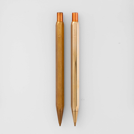 Ystudio | Mechanical Pencil | 0.7mm | Classic Revolve | Brass YSTUDIO