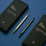 Ystudio | Mechanical Pencil | 0.7mm | Classic Revolve | Brass | Black | Pack of 1 YSTUDIO