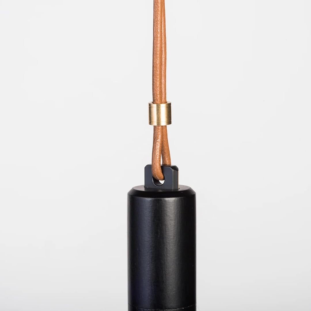Ystudio | Portable Fountain Pen | Black Metal | Brass Body | Medium Nib | Classic Revolve Series YSTUDIO
